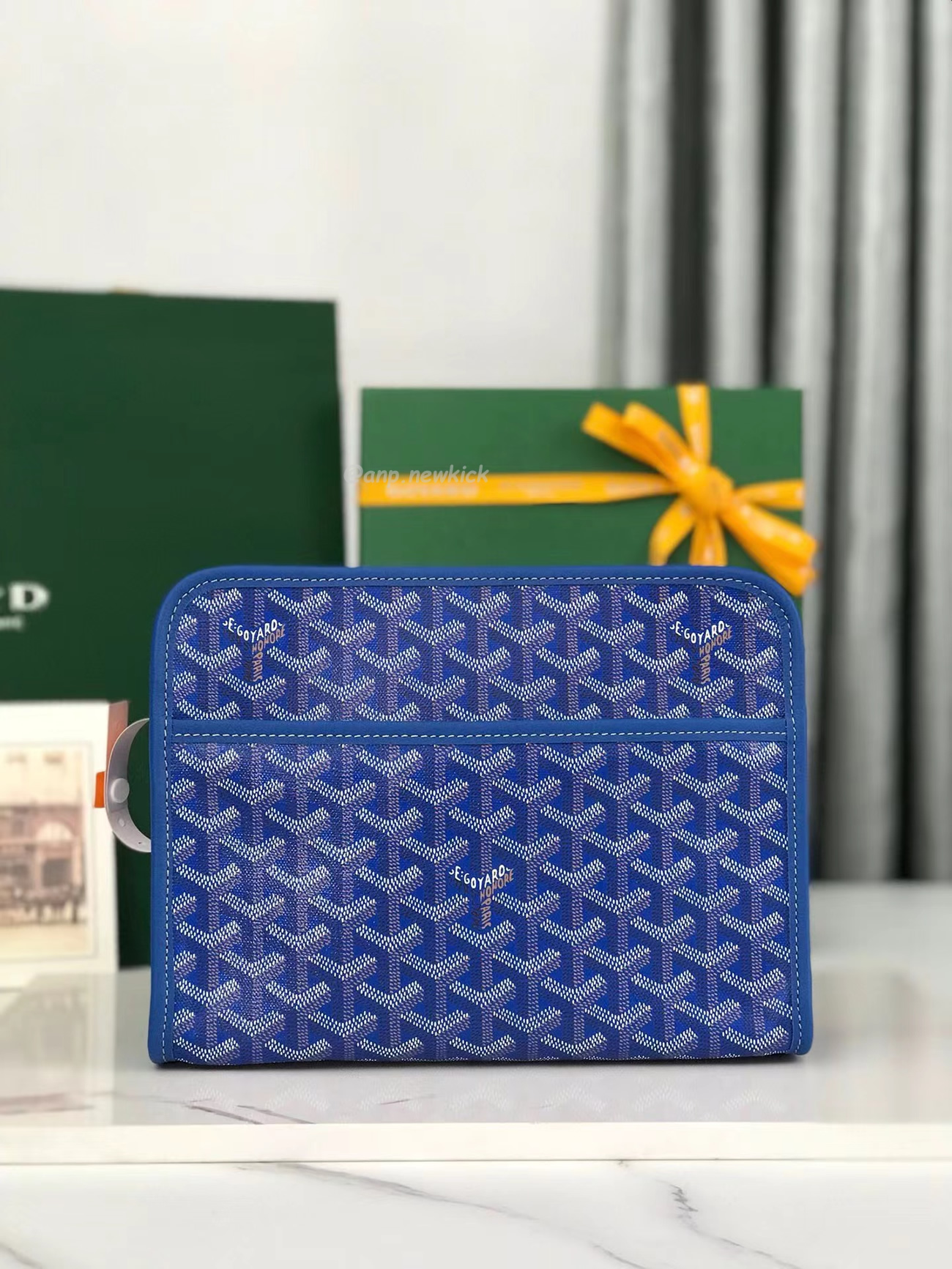 Goyard Jouvence Toiletry Bag Mm Green Black White Blue Purple Red Yellow (29) - newkick.vip